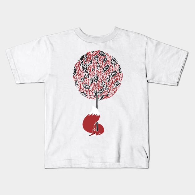 Cherry Tree Kids T-Shirt by astronaut